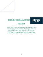 Leitura e Redação em Língua Inglesa - Aula 4