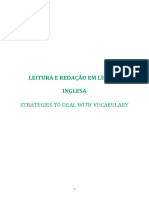 Leitura e Redação em Língua Inglesa - Aula 6