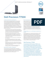 Dell Precision t7500 Spec Sheet PT BR