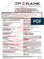 Refresher Course: Preboard Examination Nursing Practice IV: Care of Clients With Physiologic and Psychosocial Alterations (Part B)