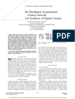 A Scalable Distributed Asynchronous Control Network For High Level Synthesis of Digital Circuits