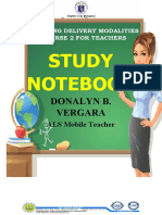 Study Notebook Module 1 Output