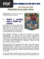 3) Itinerantes de Un Amor Tierno, Retiro Mayo 2020