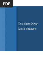 Simulación Metodo Montecarlo