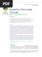 Borderline Personality Disorder Why Fast and Furious