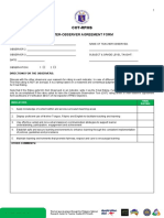 Appendix 3F COT RPMS Inter Observer Agreement Form For T I III For SY 2021 2022 in The Time of COVID 19