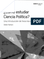 Nohlen. Cómo Estudiar La CP