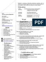 CV Sample 1