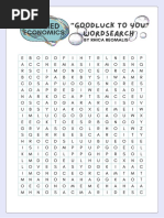 Economics Word Search