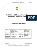 AzSPU Internal and External Material Release Reporting Procedure