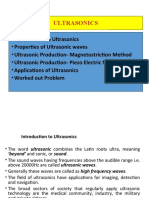 Ultrasonics