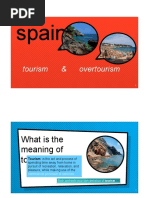 SPAIN Tourism Overtourism Presentation