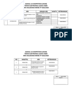 Jadwal Uji Kompetensi 2023