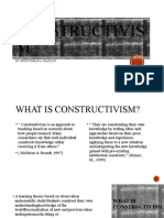 Constructivism Reporting