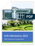 XLRI Admissions 2022 - GDPI Compendium