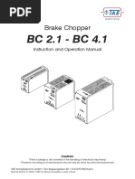 BC2 1 BC3 1 BC4 1 Universal Brake Chopper Manual