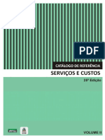 Catálogo de Referência de Serviços e Custos para Construções de Obras Públicas Vol. II 25 Edição Dezembro 2015