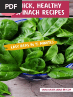 Quick Spinach Recipes