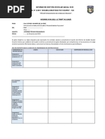 2022 Informe de Gestión Escolar Anual 2022 Del Docente de Aula Secundaria Formato