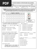 Prova de Ingles III Unidade 2018