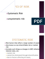 Systematic Risk Unsystematic Risk