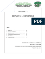 PRACTICA 1 Caracteristicas de Compuertas Logicas