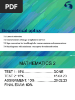 CHAPTER 7 Geometrical Optics Updated