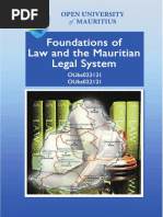 BOOK Foundations of Law and The Mauritian Legal System Seenundun PDF