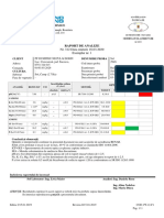 Nr. 312 Data Emiterii 16.03.2020 Exemplar Nr. 1: Raport de Analize