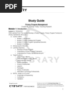 Privacy Program Management 1