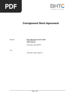 Consignment Agreement Template 20