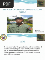 Cadet Company Sergeant Major