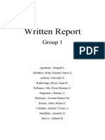 PE2 Written Report Group 1