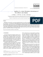 A Study On Signal Quality of A Vortex Flowmeter Downstream of Two Elbows