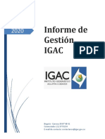 Informe de Gestion Igac 2020