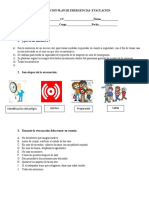 Evaluacion Plan de Emergencias - Evacuacion