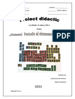 Proiect La Chimie CL 7 Sper