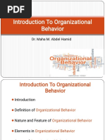 Lecture 1 Introduction To Organizational Behavior-1