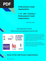 1.14 - Unit 1 Activity 2 Professional & Youth Organizations Mariam Salhien