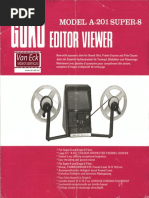 Goko Editor Viewer Model A 201 Super 8 Manual German English French Ma 1872