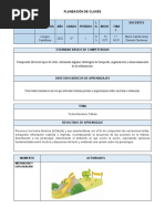 FORMATO DE CLASE (La Fábula)