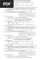 Evaluación Integradora Matemática 3°B (TEMA 2)