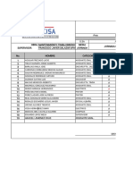 Formato Lista de Asistencia Timsa Ana