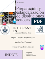 Preparación y Estandarización de Disoluciones Acuosas