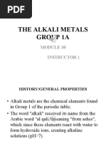 Alkali Metals