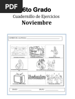 Cuadernillo de Ejercicios Noviembre 6to. (2022-2023)