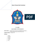 Kelompok LAPORAN PRAKTIKUM KIMIA