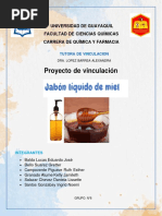 Proyecto de Vinculación Jabon Liquido de Miel..