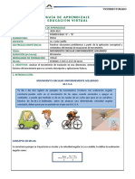 Movimiento Circular Uniformente Acelerado