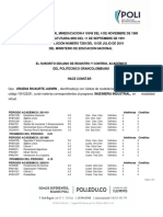 Certificado Notas - Jadwin